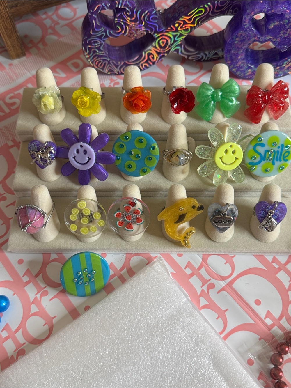 Handmade assorted Rings many styles, come 👀